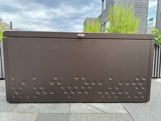 Förvarningslåda - Brons aluminium