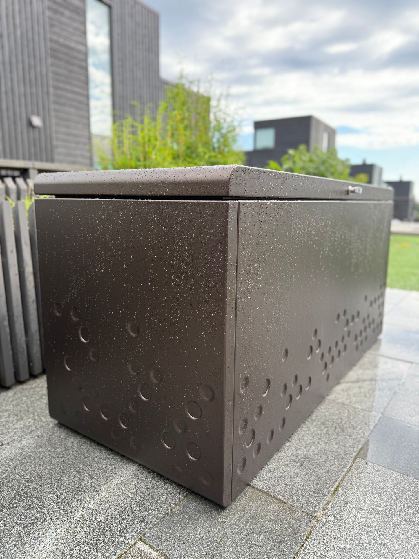 Förvarningslåda - Brons aluminium