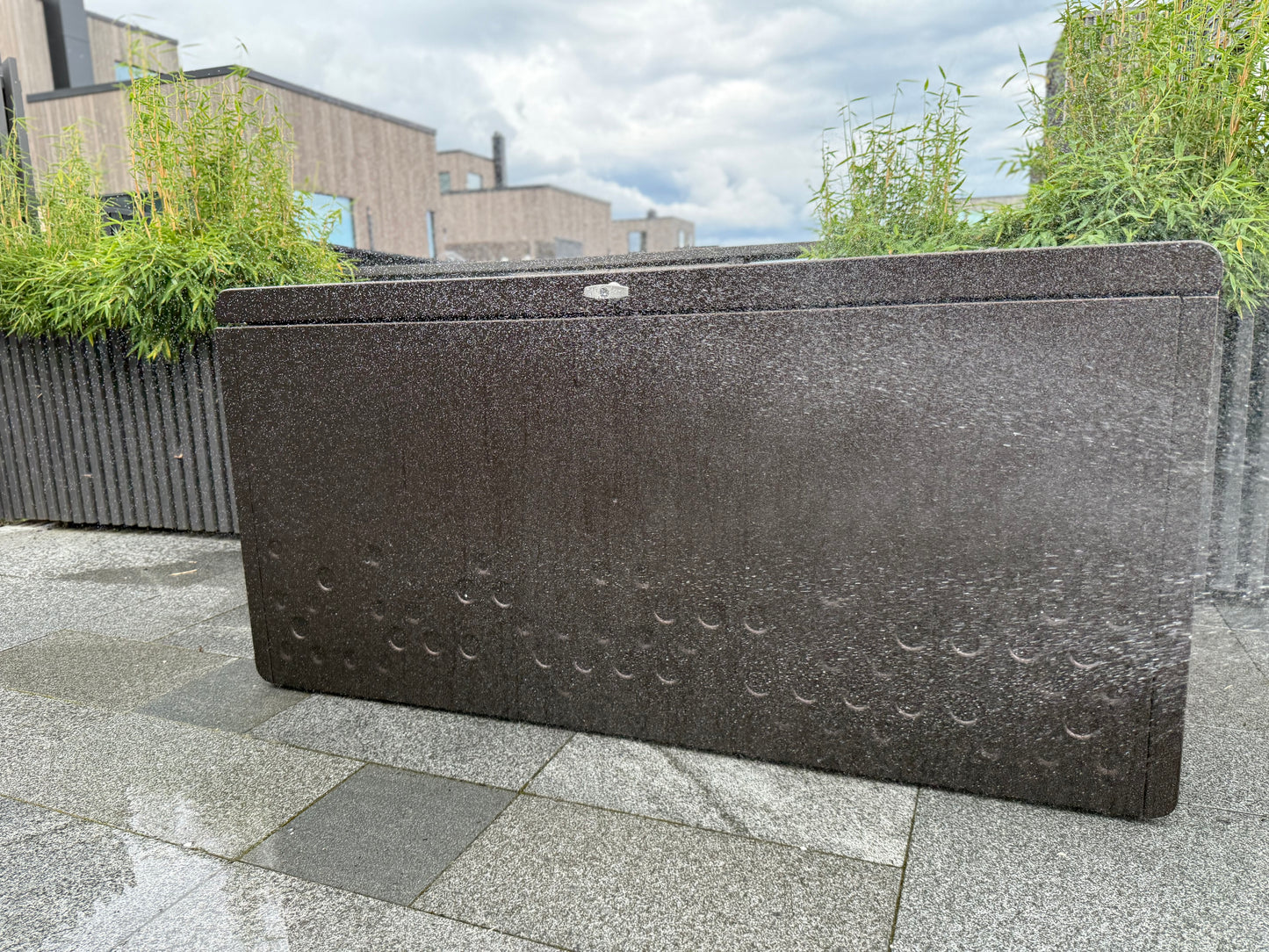 Förvarningslåda - Brons aluminium