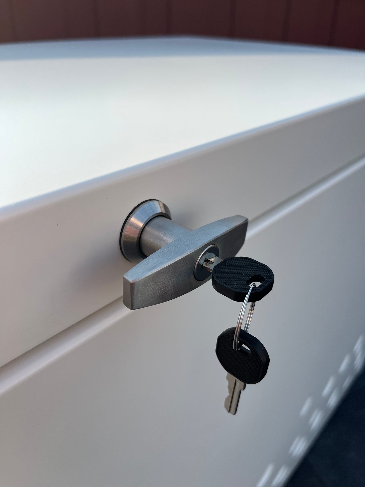 Förvarningslåda - Dynlåda vit aluminium